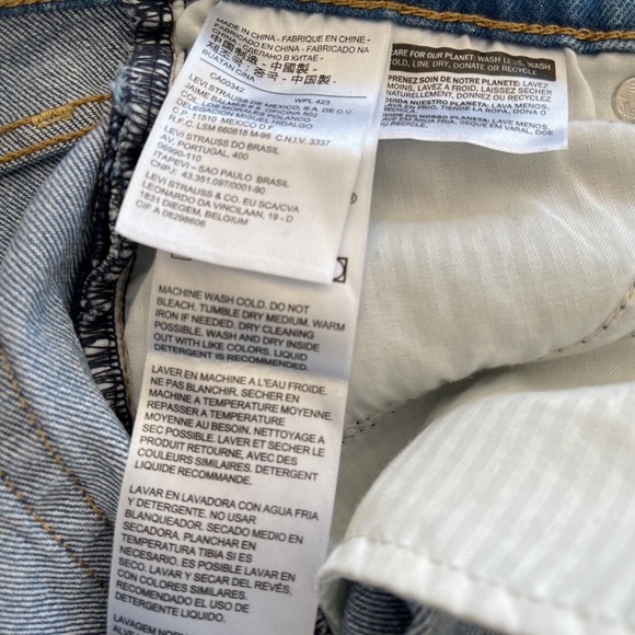 LEVI'S WEDGIE STRAIGHT JEAN in Rough Tide - Picture 7 of 7